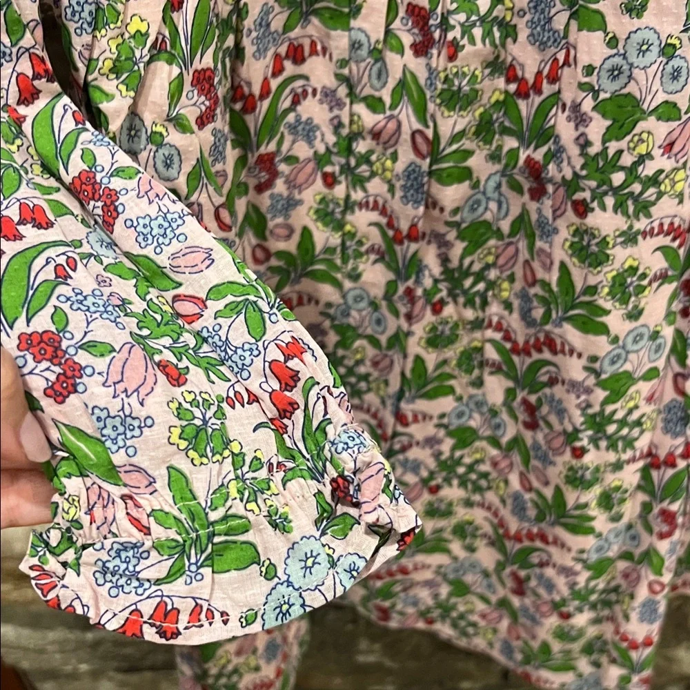 Mini Boden Multicolor Floral Kids Dress - Picture 4 of 6